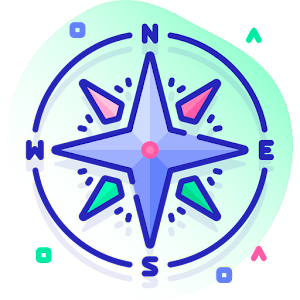 AI Compass Navigation 3D icon