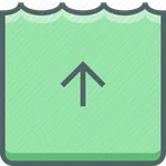 Water level monitor (Wi-Fi) icon