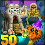 Halloween escape: mystery room icon