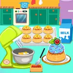 Peach Cupcakes Cooking icon