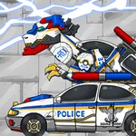 T-rex Cops- Combine! DinoRobot icon