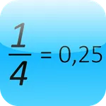 Fraction to Decimal icon