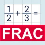 Fraction calculator icon