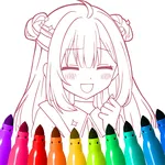 Anime Coloring Book Painting icon