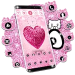 Glitter Diamond Kitty Launcher icon