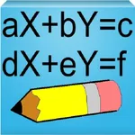 sistema de dos ecuaciones icon