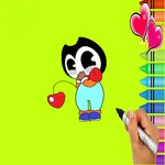 Bendy In Coloring Book icon