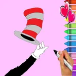 Cat in The Hat Coloring Book icon