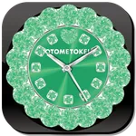 CUTE WORLD ALARM QLOCK Green icon