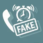 Fake call alarm icon