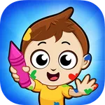 Baby Coloring game - Baby Town icon