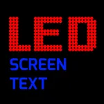 LED screen text icon