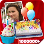 Name On Birthday Cake & Photo icon