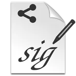 Signature Share icon