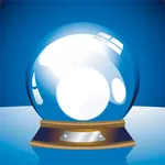 Psychic crystal ball icon