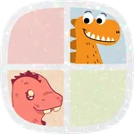 Dino MatchUp Card memory game icon