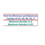 Brij Find Minimum and Maximum  icon