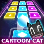 Cartoon cat - Hop tiles icon