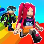 Rainbow Race: Obby Dash icon