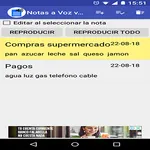 Notas a Voz icon