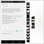 Accelerometer Sensor Data icon