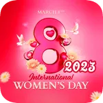 happy women's day  2023 icon