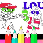 Brawl Stars coloring book icon