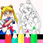 Sailor man coloring book icon