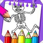 Skeleton Anatomy Coloring Book icon