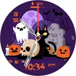 BFF7- Halloween Cat & Pumpkin icon