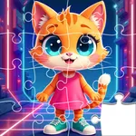 Jigsaw Puzzle: Kitty Magic Art icon