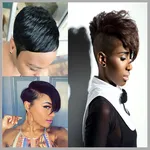 Black Women Short Haircut icon