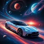 Space Car Racing Games Offline icon