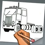 How To Draw A Truck icon