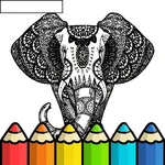 تلوين صور صعبة - رسومات بنات icon