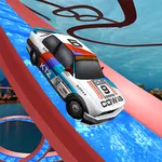 Sports Cars Water Sliding Game icon
