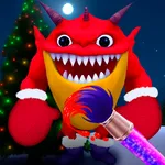 Draw Christmas Monster Secret icon