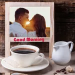 Good morning photo frame 2023 icon