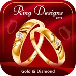 Ring Design - Gold & Diamond R icon