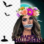 Halloween makeup photo editor icon