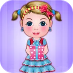 Babysitter Care and Playing icon