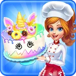 Chef cake maker bakery icon