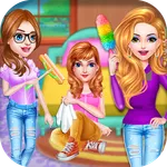 Girls daily house cleaning icon