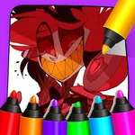 Hazbin Hotel Coloring Book Fun icon