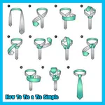 How To Tie a Tie Simple icon