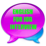 English for job interview app icon