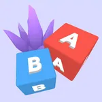 Word cubes icon