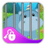 Blue Hippo Escape icon