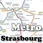 Plan métro Strasbourg map icon