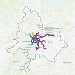 Carte Metro Lyon Plan icon